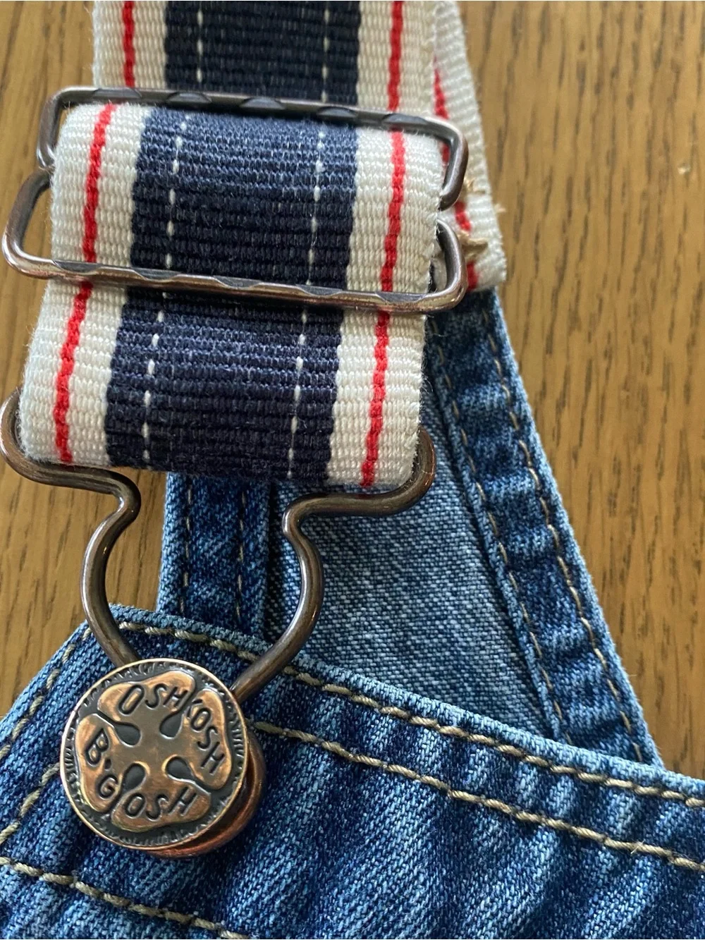 OshKosh B'gosh Denim Shortall Overalls 4T